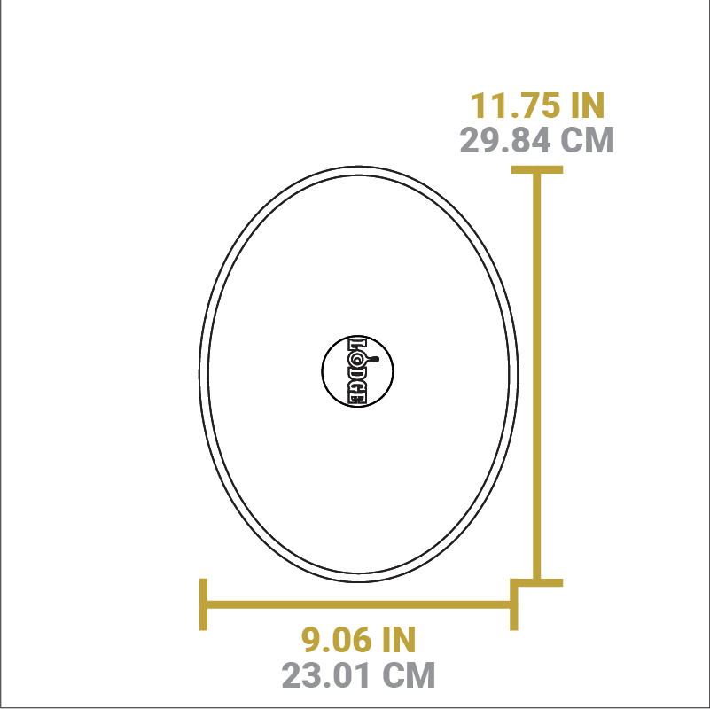 Oval Wood Underliner