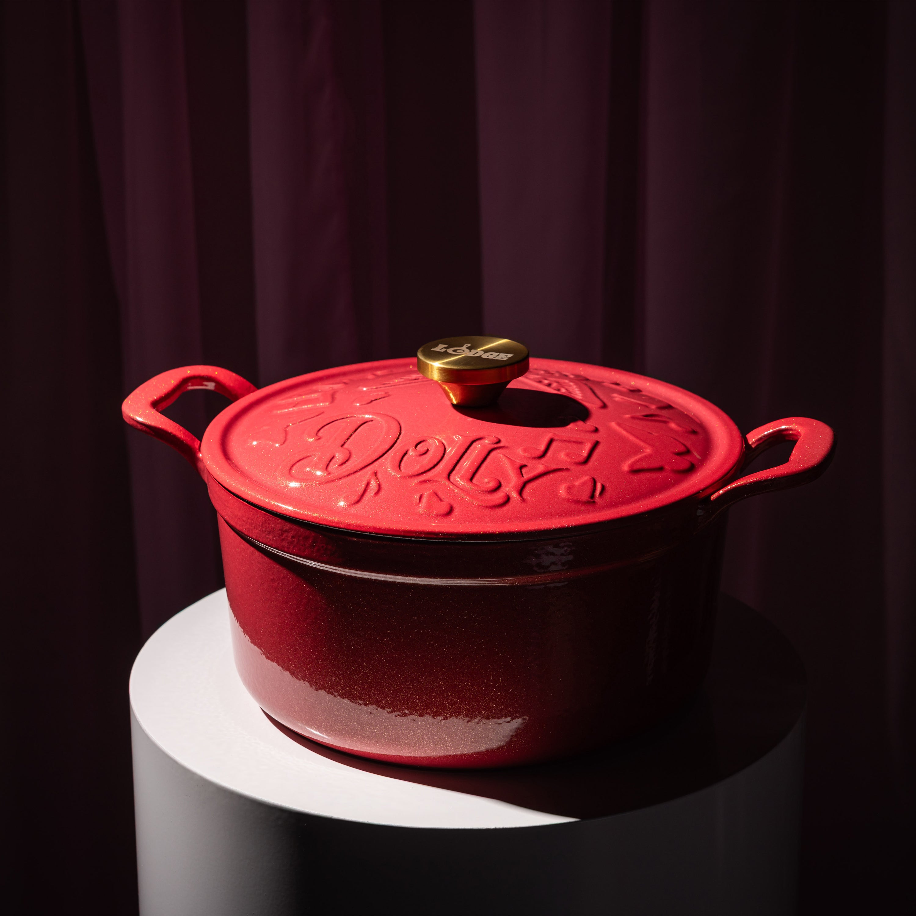 Enameled Cast Iron Dolly Parton Dutch Oven