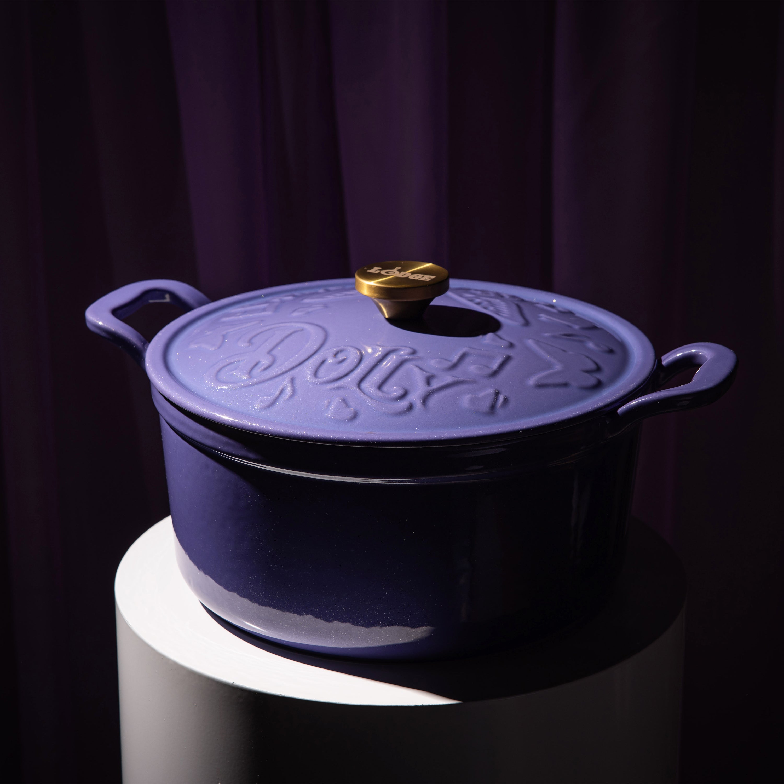 Enameled Cast Iron Dolly Parton Dutch Oven
