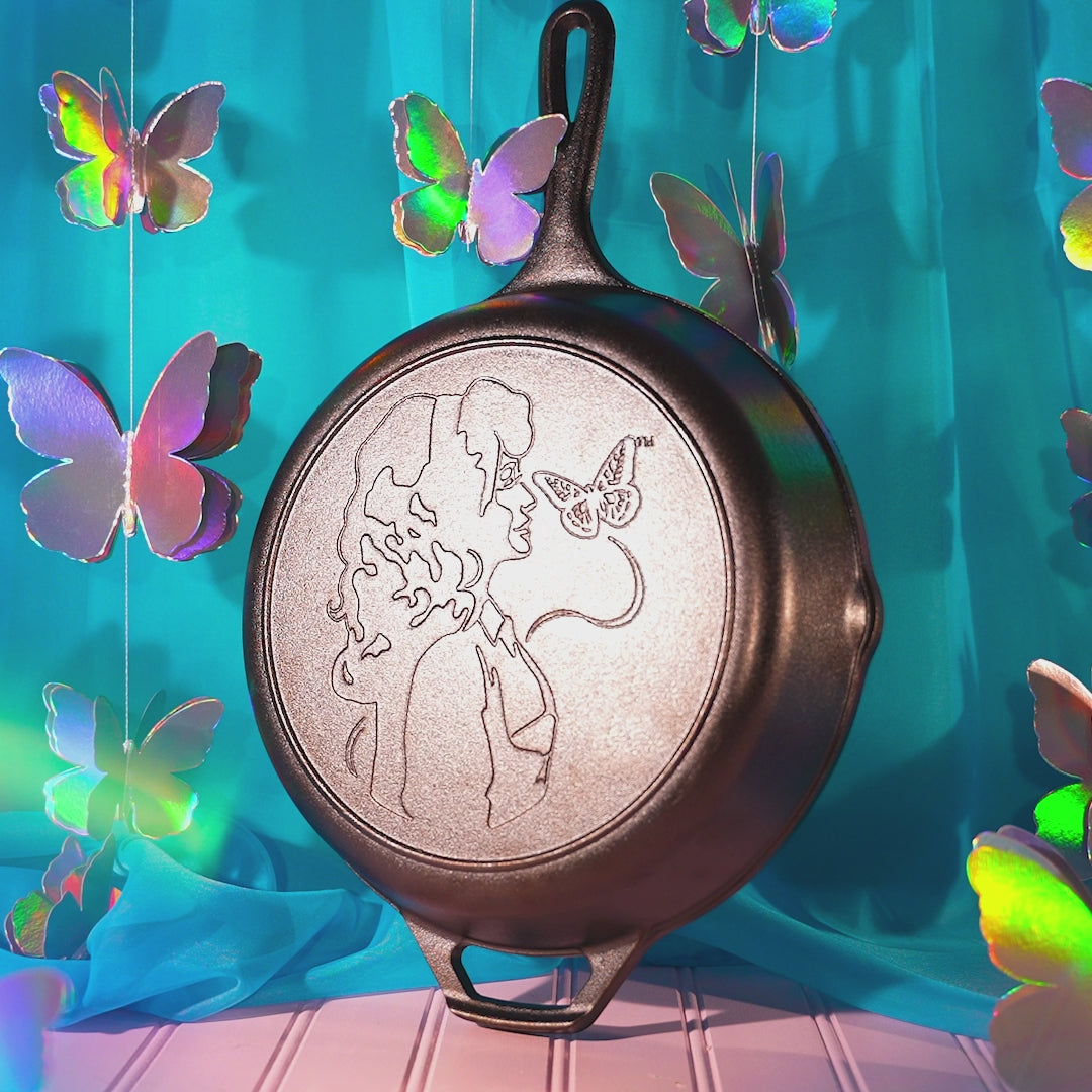 10.25 Inch I Will Always Love You Dolly Parton Skillet