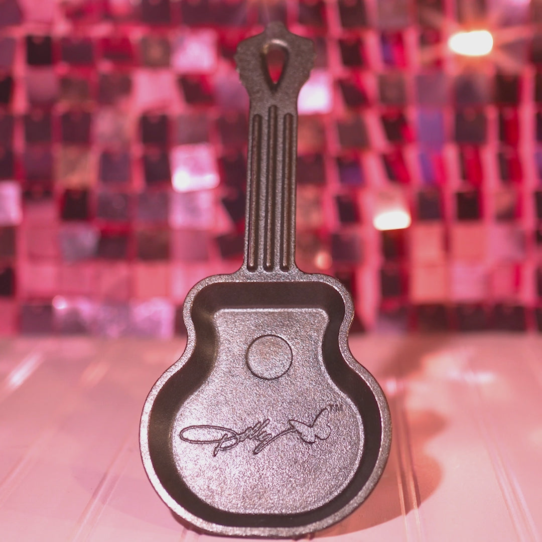 Dolly Parton Rockstar Guitar Mini Skillet