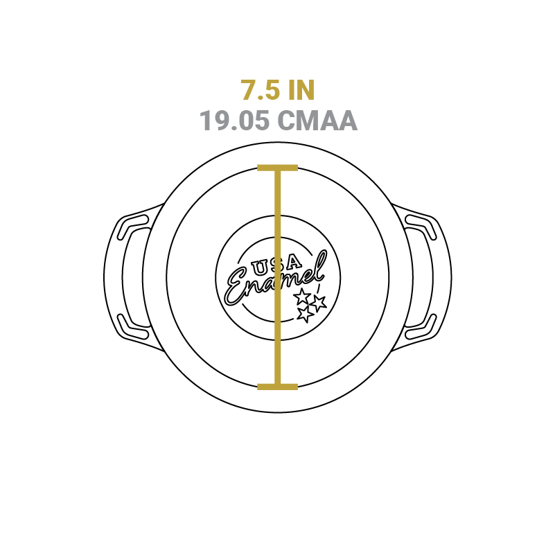 USA Enamel™ Cast Iron Dutch Oven