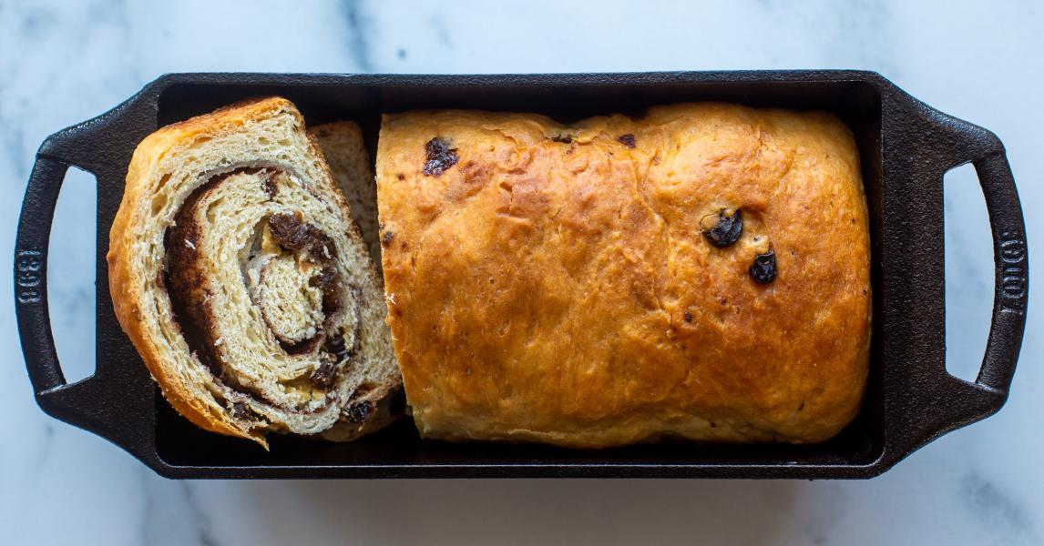 Classic Cinnamon Raisin Bread
