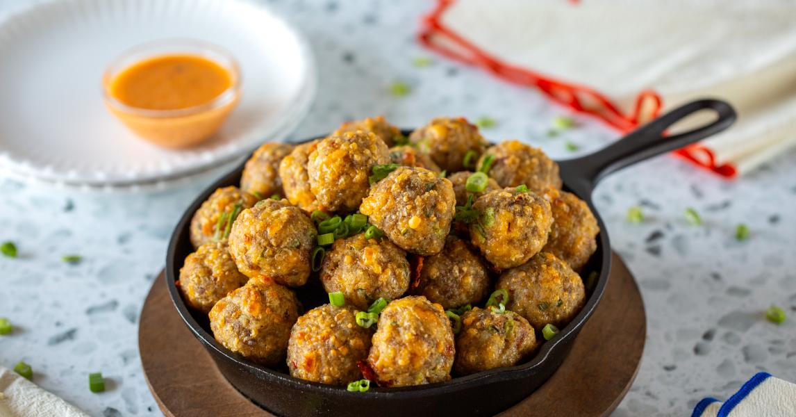 Cornbread Sausage Balls