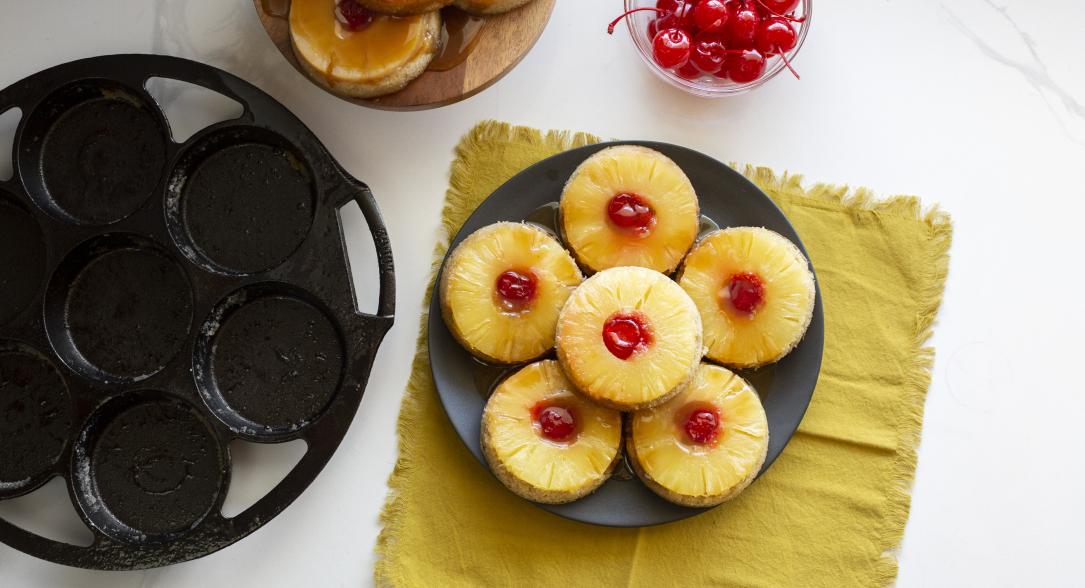 Mini Pineapple Upside Down Cakes