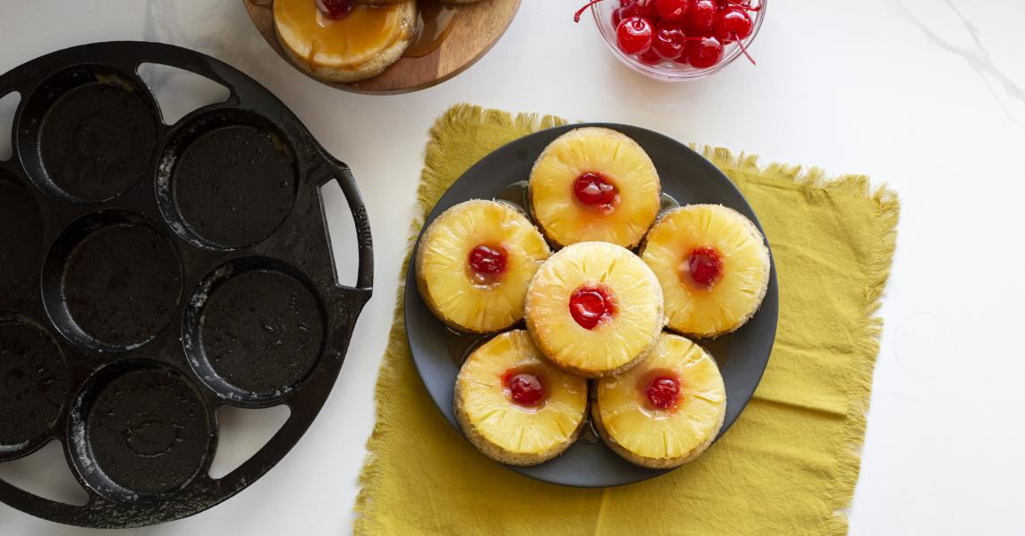 Mini Pineapple Upside Down Cakes