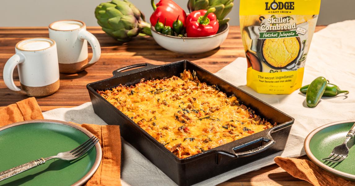 Jalapeño Cornbread Breakfast Casserole
