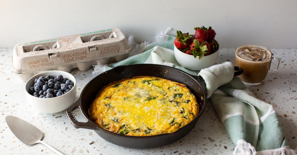 Goat Cheese Frittata
