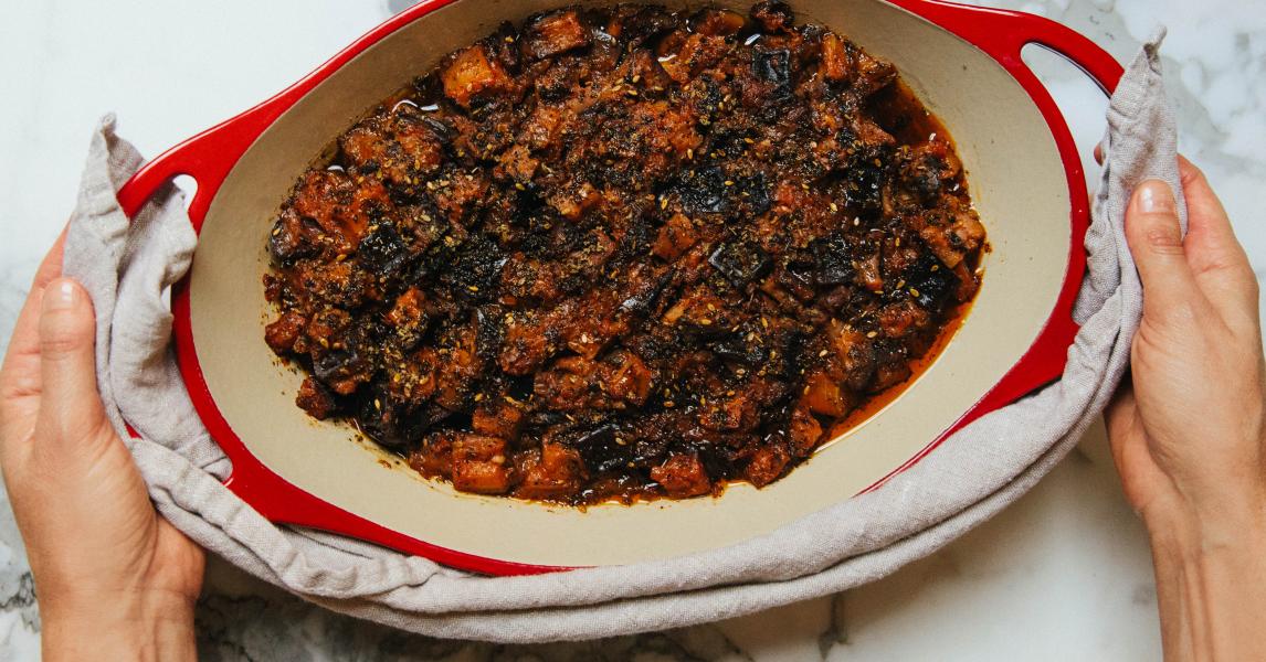 Honey Baked Eggplant