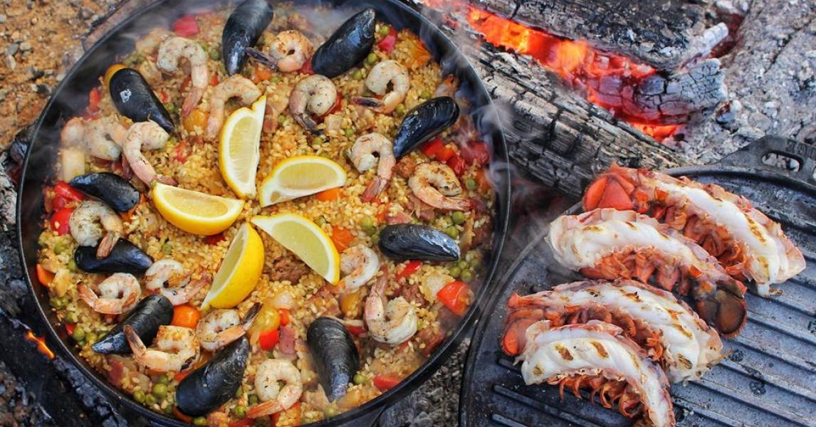 Smoky Campfire Paella