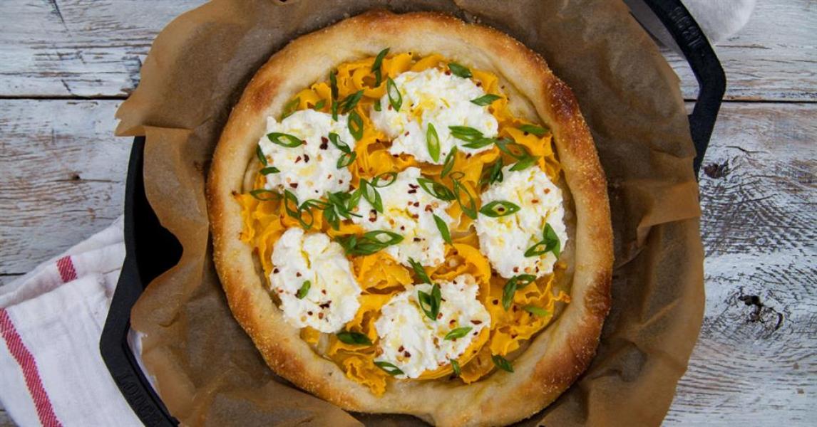 Butternut Squash and Ricotta Pizza