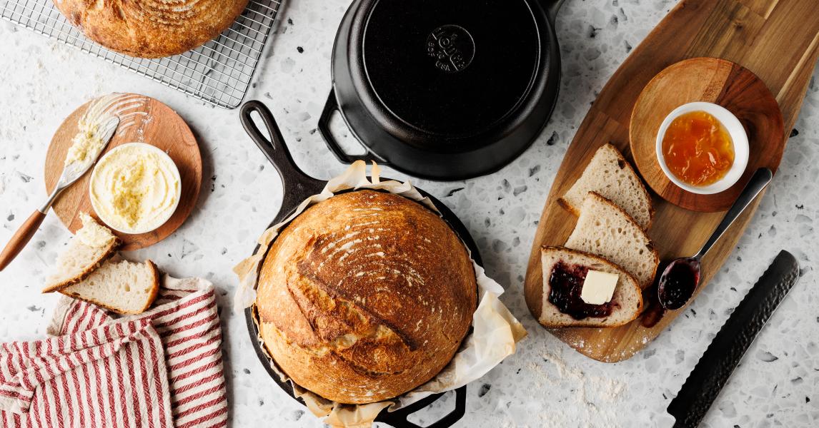 Combo Cooker Sourdough Loaf