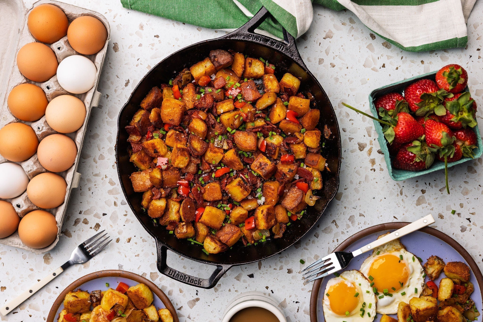 Cast Iron Breakfast Potatoes