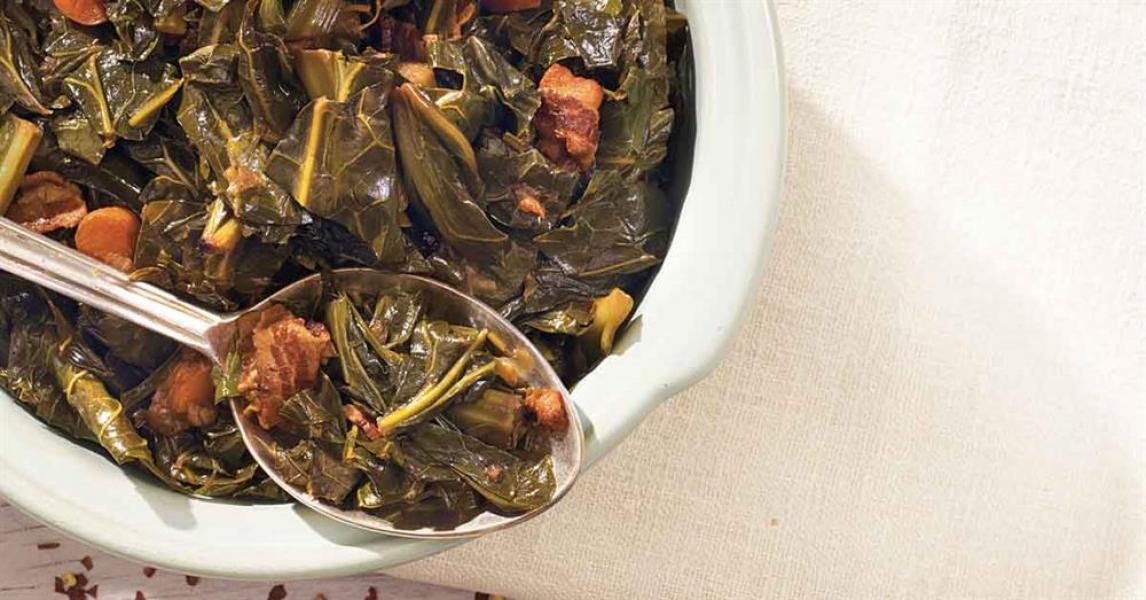 Slow-braised Collard Greens
