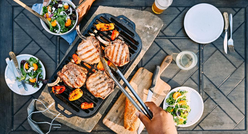 Cast Iron Sportsman's Pro Charcoal Grill
