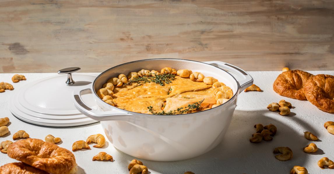 Croissant-Crusted Chicken Pot Pie