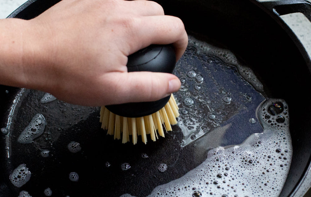 6 Tools the Lodge Team Uses to Clean Cast Iron