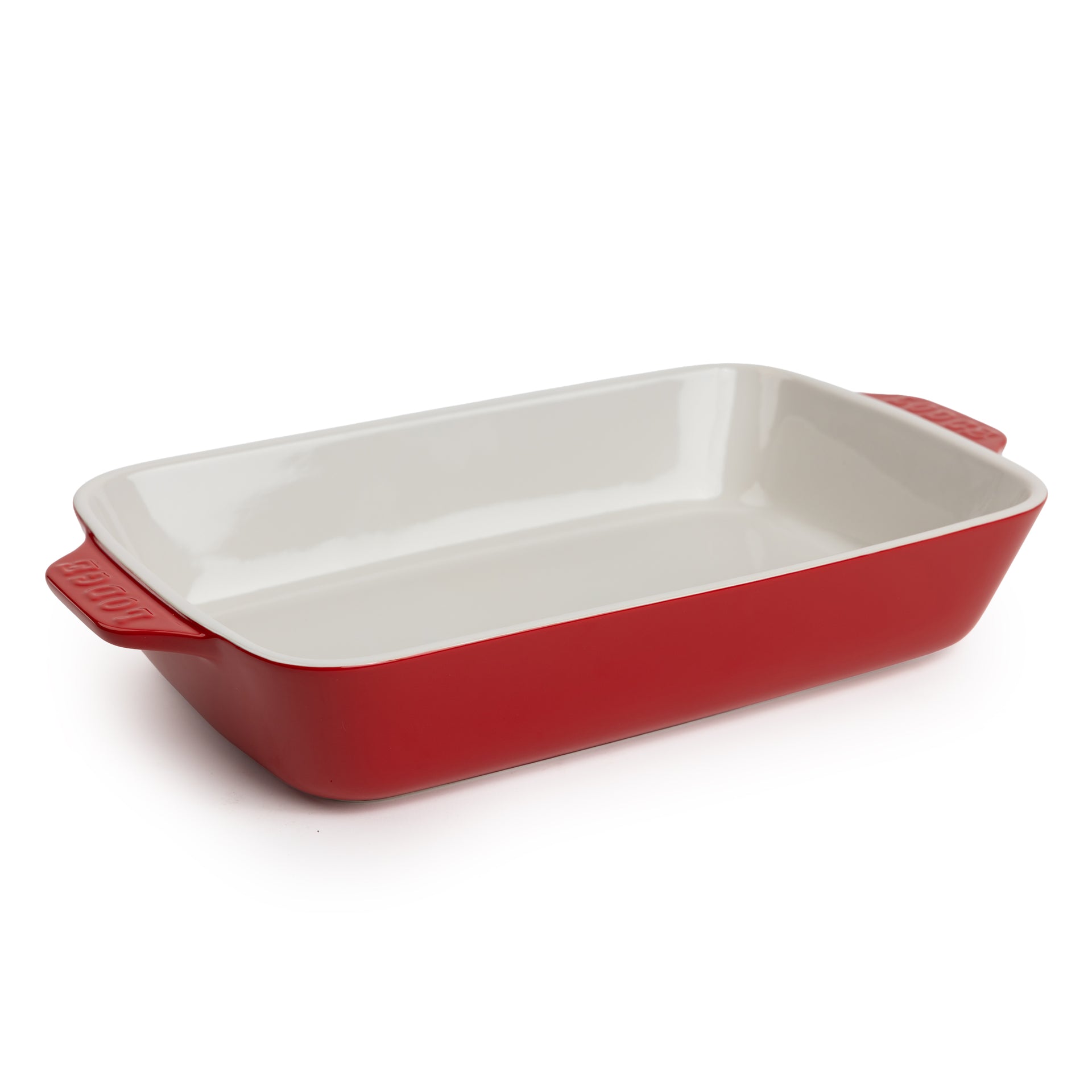 Large Stoneware Casserole Dish, 13 x 9 Inch - Indigo Color
