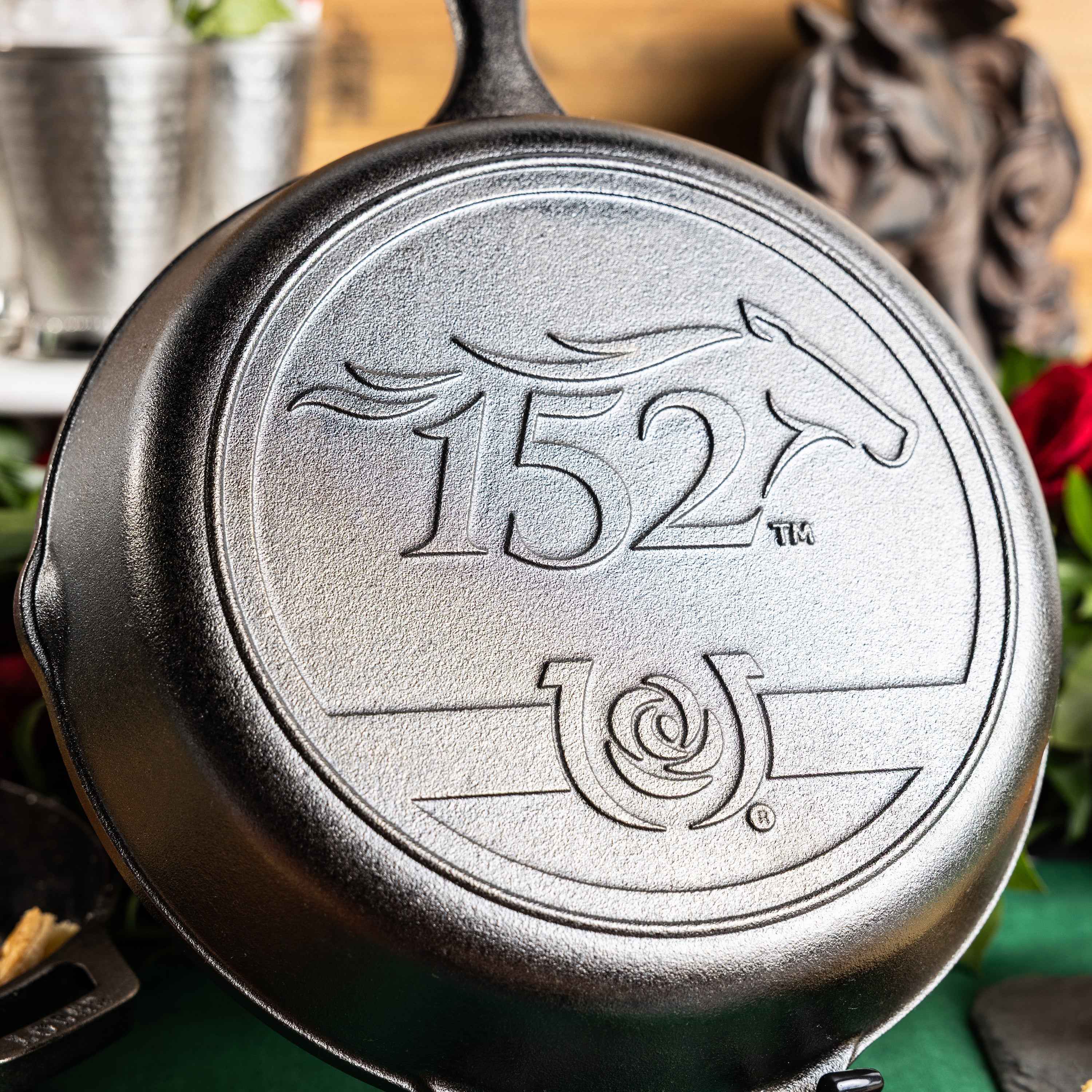 10.25 Inch Seasoned Cast Iron Kentucky Derby Skillet