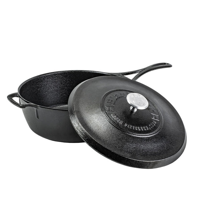 Lodge Cast Iron Blacklock 4 Quart Lightweight Cast Iron Deep Skillet With Lid