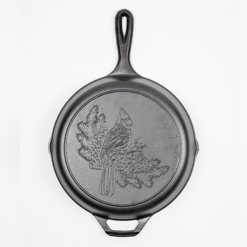 Lodge 10.25 Inch Seasoned Cast Iron Cardinal Skillet