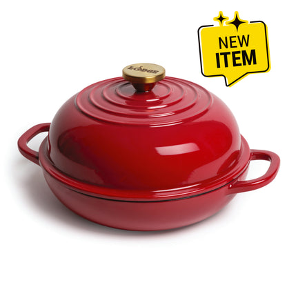 10.35 Inch Enameled Cast Iron Bread Oven