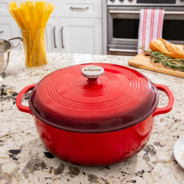 7.5 Quart Essential Enamel Dutch Oven – Lodge Cast Iron