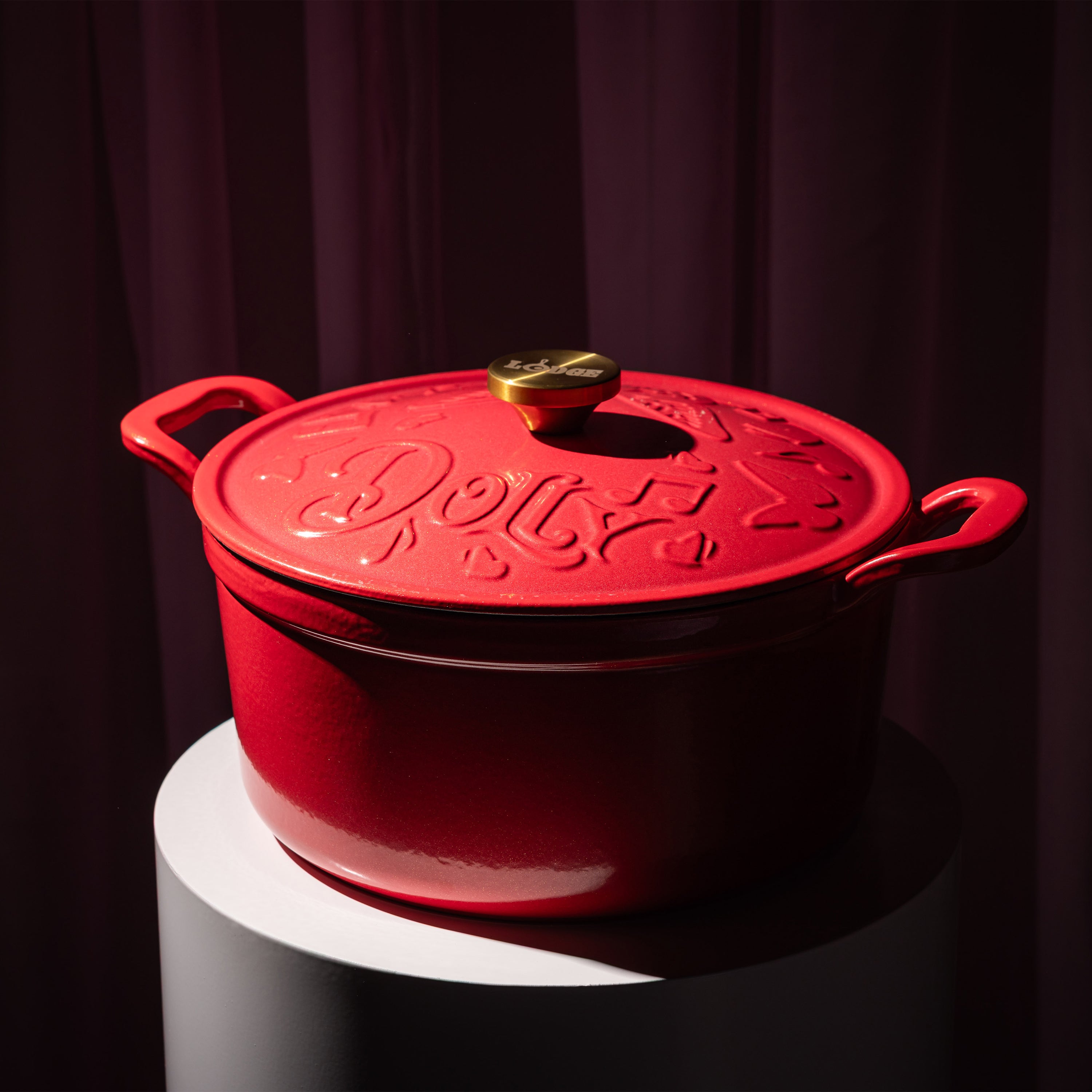 Enameled Cast Iron Dolly Parton Dutch Oven