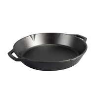 15 Inch Seasoned Cast Iron Dual Handle Pan