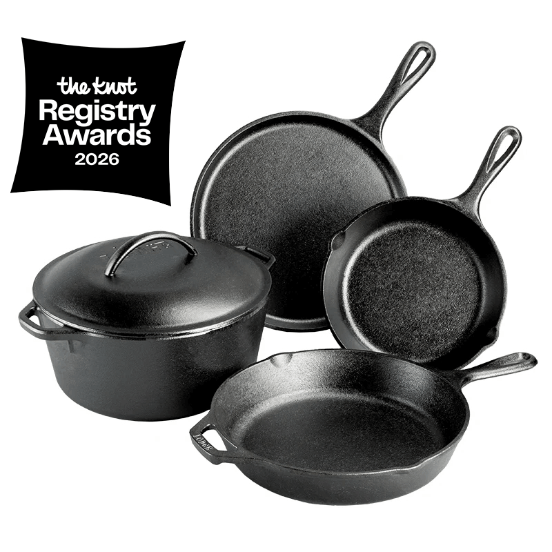 Seasoned Cast Iron 5 Piece Set by Lodge Cast Iron