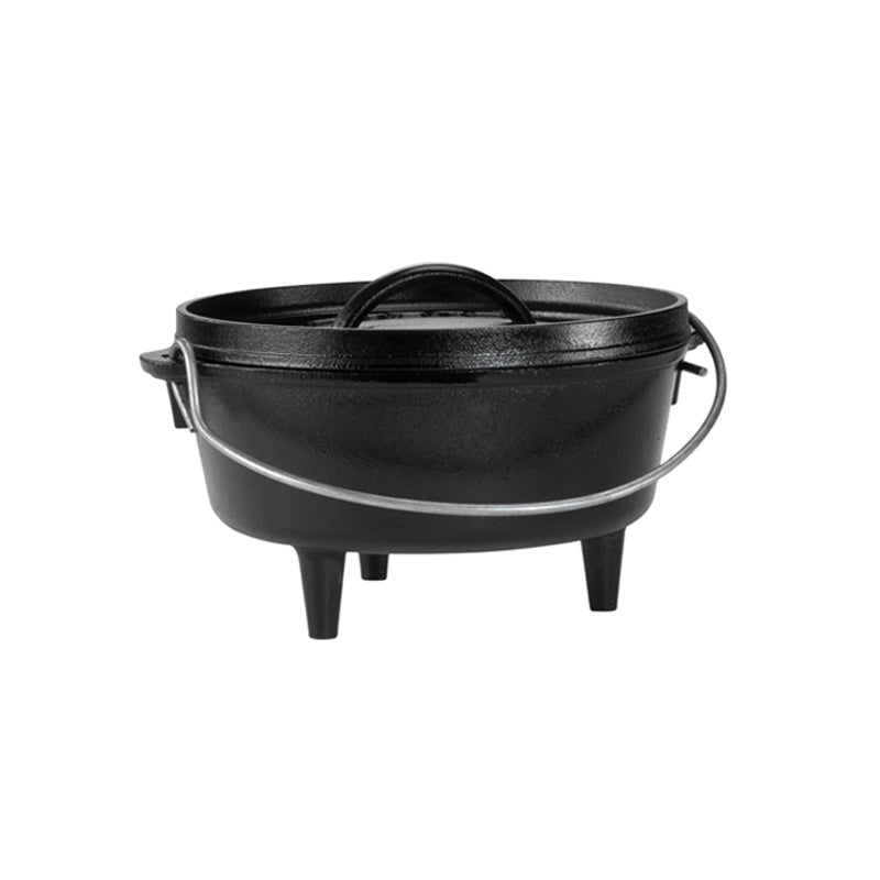 Lodge Cast Iron Camp Dutch Oven (8 Qt)