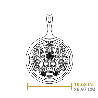 Dimensional drawing of product. Width is 10.62 inches.