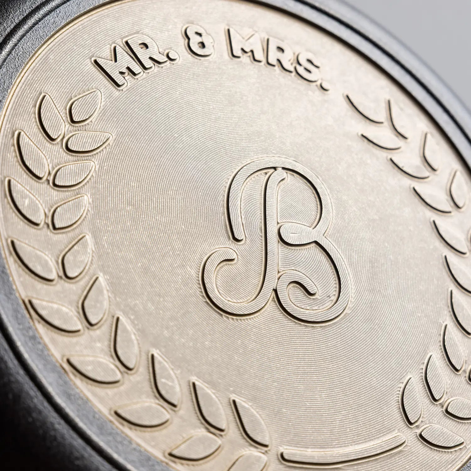Custom Engraved Monogram Skillet