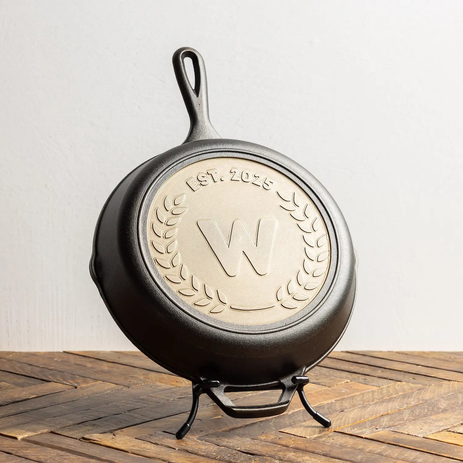 Custom Engraved Monogram Skillet