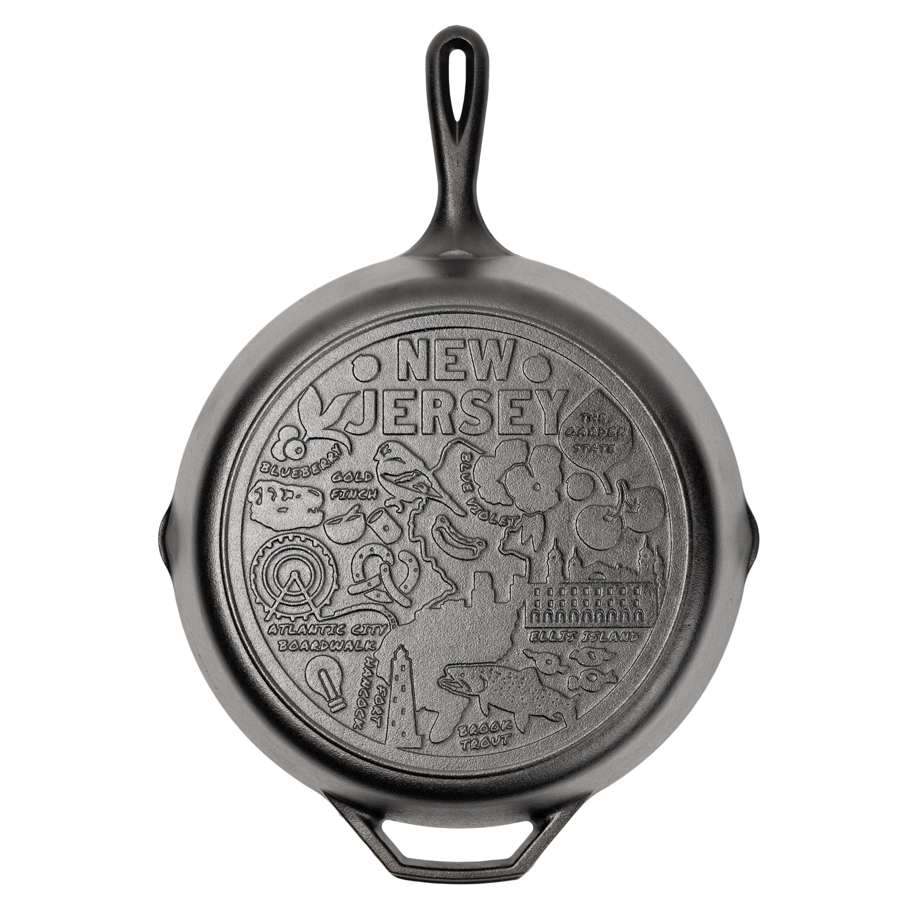 ■PREMIUM■LODGE創立120周年チャリティオークション品 American Road Trip: New Jersey Skillet | Shop Online | Lodge Cast Iron