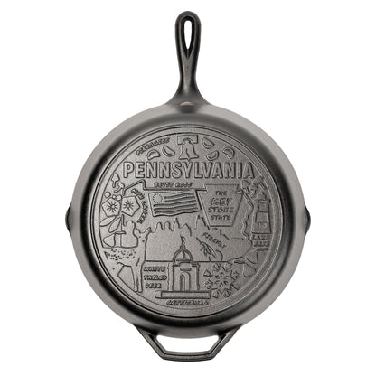 American Road Trip: 12 Inch Seasoned Cast Iron Skillet, Pennsylvania