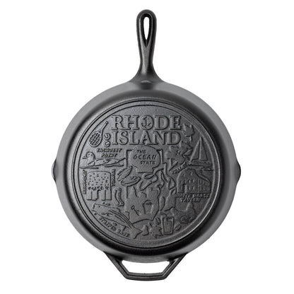 American Road Trip: 12 Inch Seasoned Cast Iron Skillet, Rhode Island