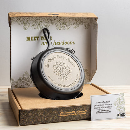 Custom Engraved Tree Skillet