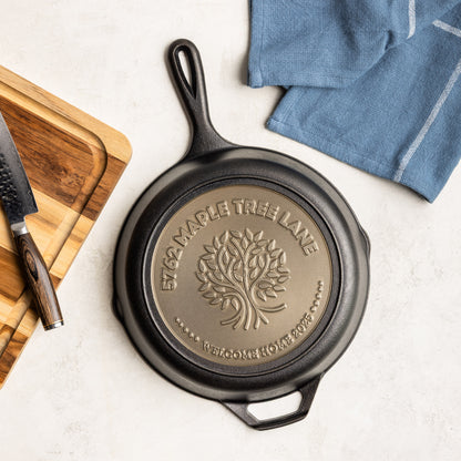 Custom Engraved Tree Skillet