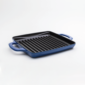 USA Enamel 11 Inch Enameled Cast Iron Grill Pan – Lodge Cast Iron
