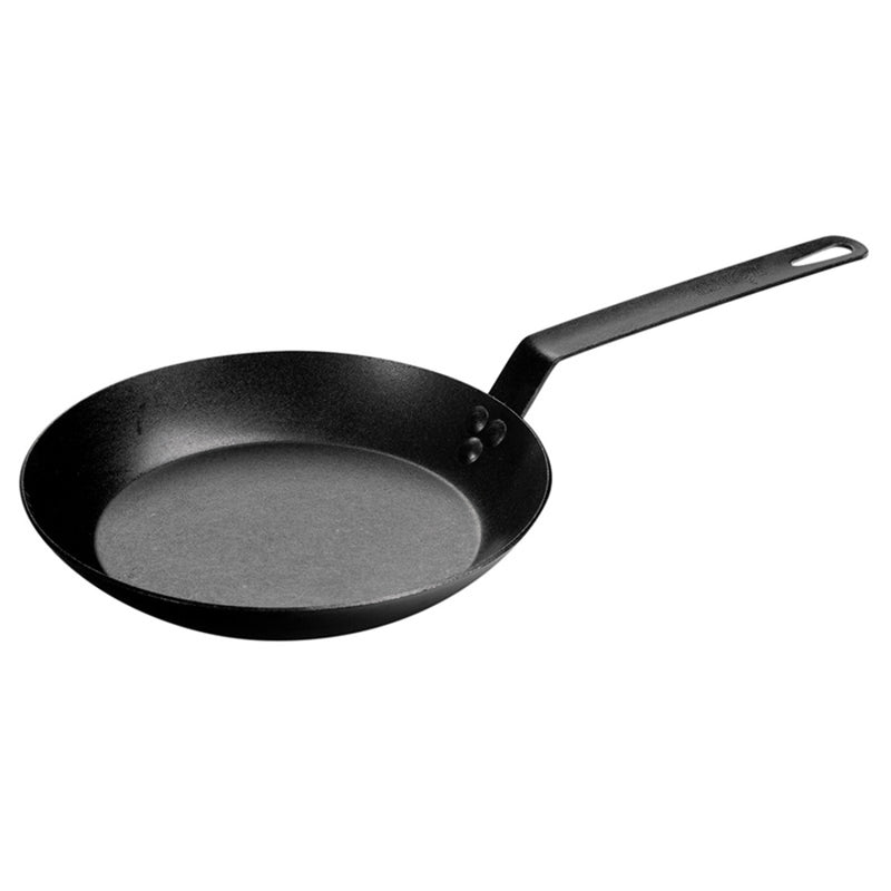 Lodge Carbon Steel Skillet: Honest 10-Inch Cooking Review Lodge 10 inch seasoned carbon steel skillet product-only profile