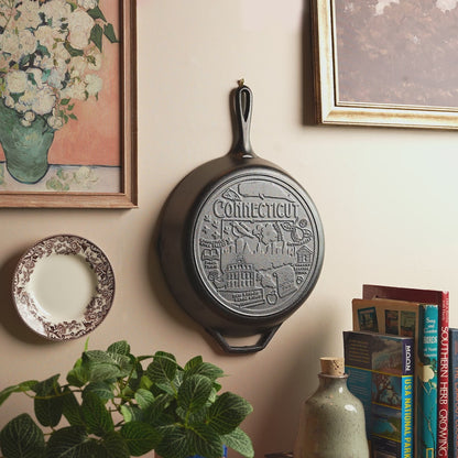 American Road Trip: 12 Inch Seasoned Cast Iron Skillet, Connecticut