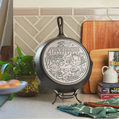 American Road Trip: 12 Inch Seasoned Cast Iron Skillet, Tennessee