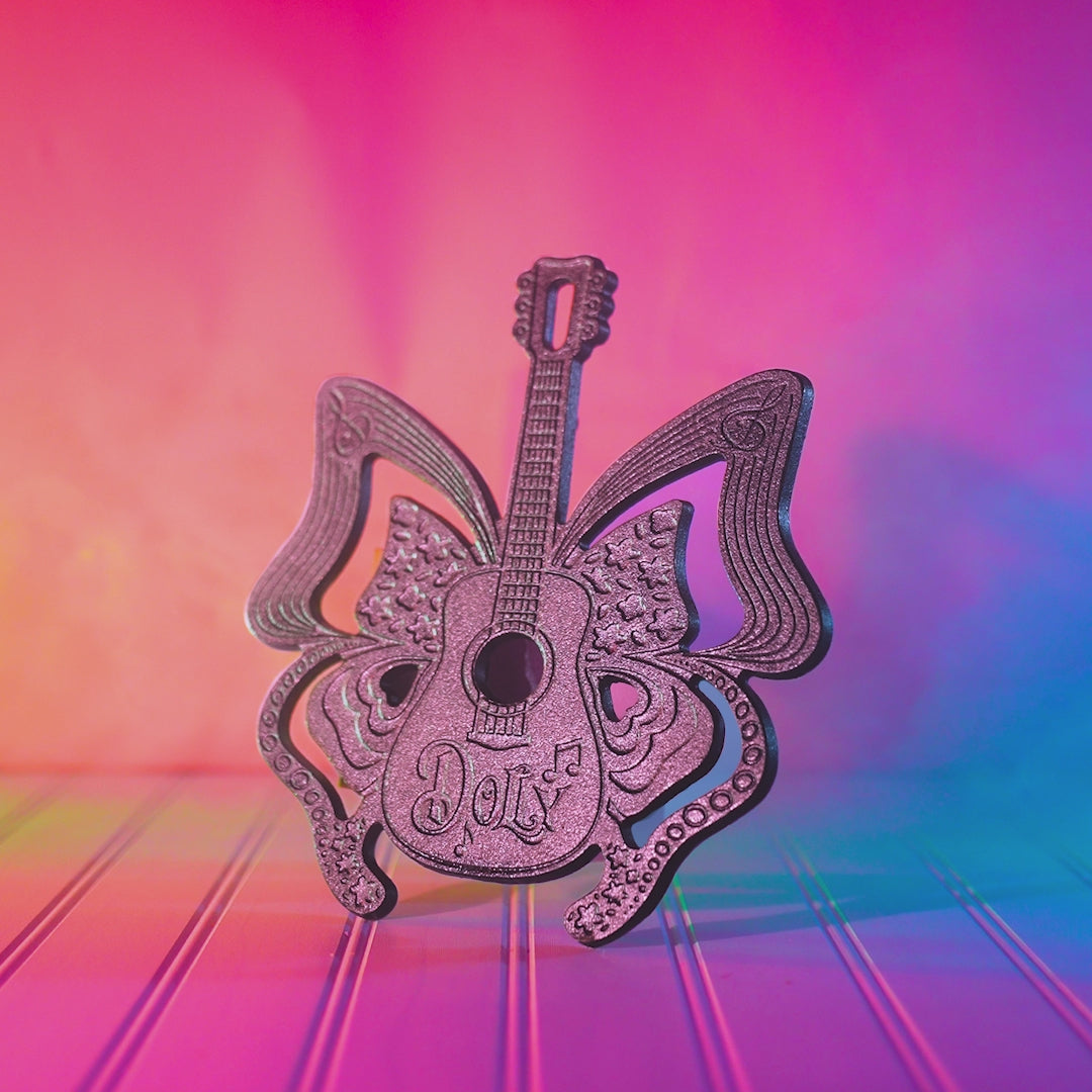 8 Inch Love is Like a Butterfly Dolly Parton Trivet