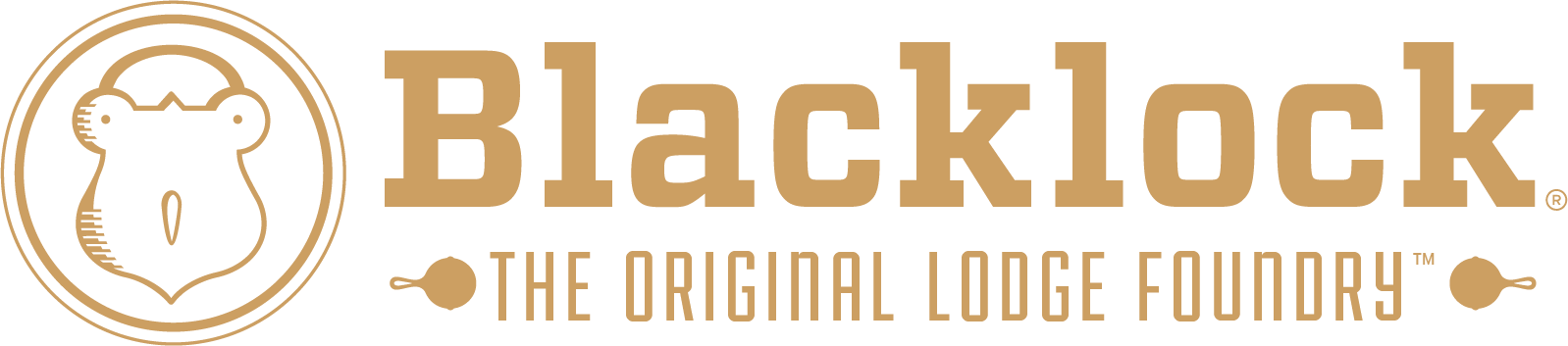 blacklock logo in brown