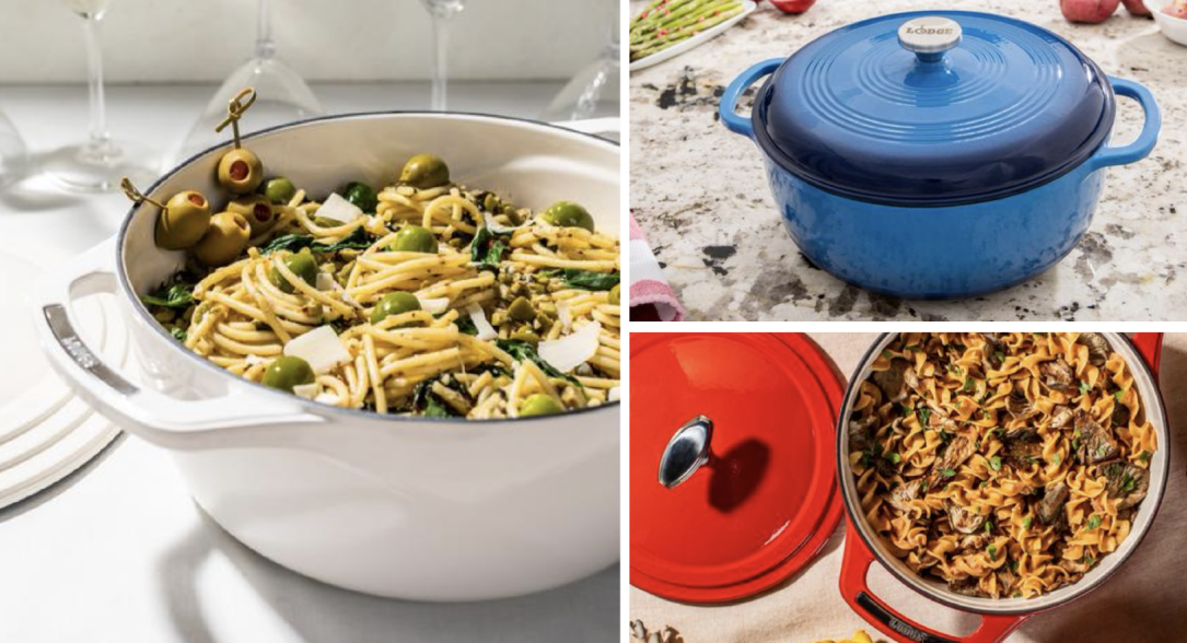 Lodge Cast Iron Unveils Only Line of Colorful Enameled Cast Iron Made in  the USA