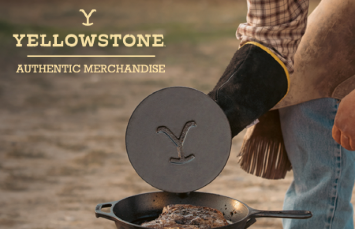 Lodge Yellowstone 5 inch Seasoned Cast Iron Power Y Skillet