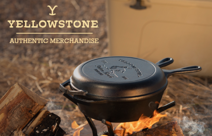 Another Yellowstone find at Sam's! Lodge x Yellowstone 13.25 Seasoned Cast  Iron Skillet $32.98 at Sam's Club This large-format cast…