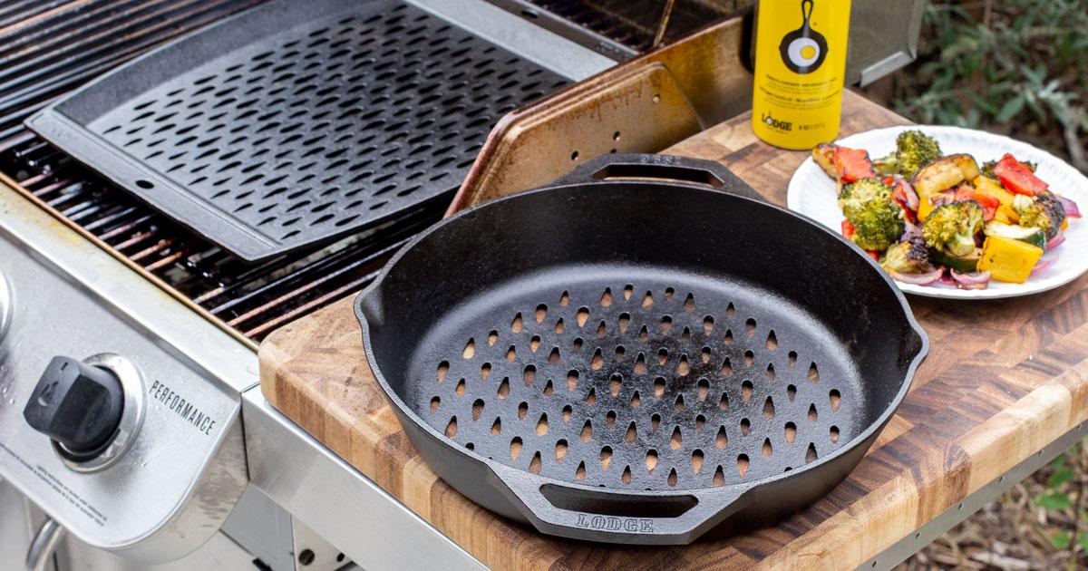 How to Use a Cast Iron Griddle on your BBQ Grill 