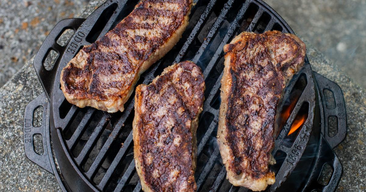Lodge Cast Iron - What's the first thing you would cook on your Kickoff  Grill? 🔥